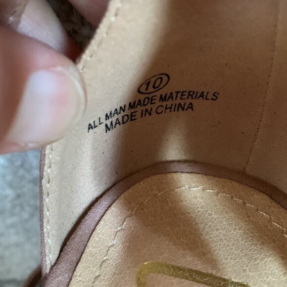 Lulus Airis Mauve Vegan Suede Lace-up Block Heel Sandals Size 10 - Picture 5 of 7